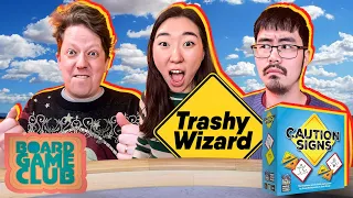 Let's Play CAUTION SIGNS | Board Game Club