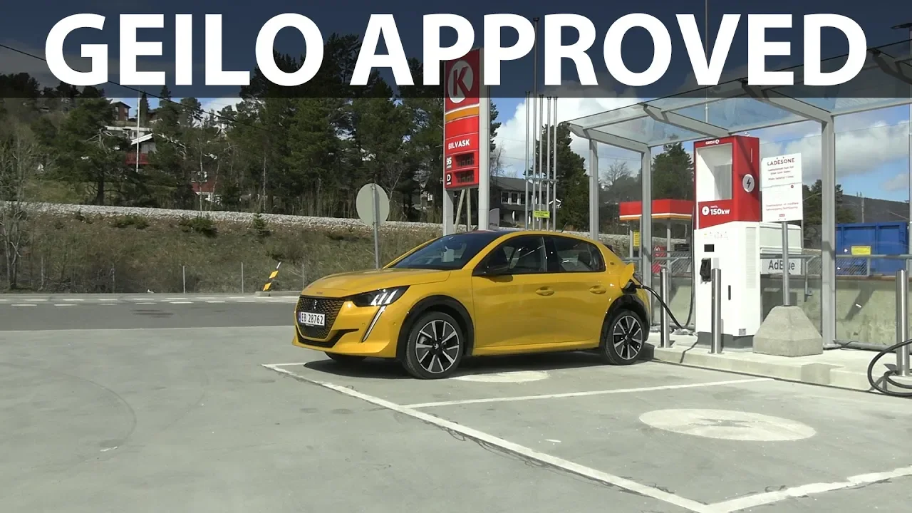 Peugeot e-208 Geilo test