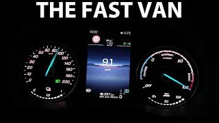 Mercedes eVito acceleration and noise test