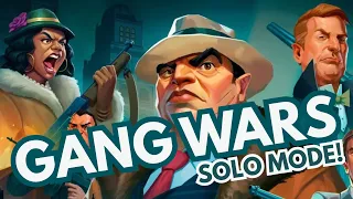 Gang Wars Board Game | Solo Mode Preview | Full Playthrough (Sponsored Video)