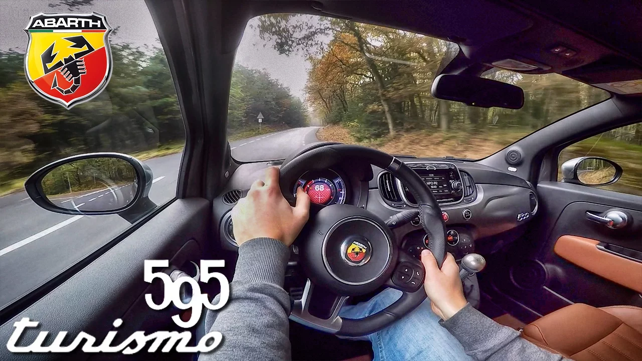 Abarth 500 2017 595 Test Drive & Interior Sound