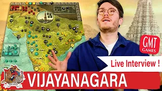 Vijayanagara by GMT Games - Live Interview with the designers