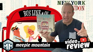 Get on Board: New York & London - How to Play & Review - Boardgame Brody