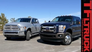 2015 RAM 3500 vs Ford F-350 MPG Review: And the most fuel efficient Dually is...