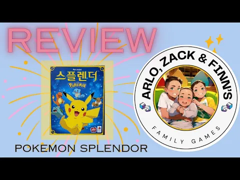Pokemon Splendor Board Game: A Kid's Perspective and Review