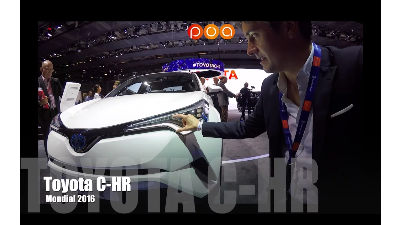Toyota C-HR 2017 et Nouvelle Toyota Prius Rechargeable 2017 - Mondial de l'Automobile 2016 11/20