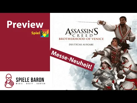 Bestes Stealth Brettspiel?! Assassin´s Creed – Brotherhood of Venice!