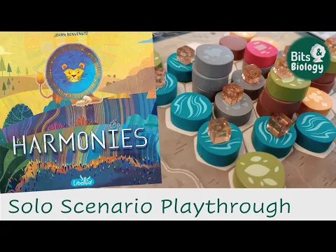 Harmonies Solo Scenario Playthrough | Melodies – A Solo Campaign for Harmonies | Bits & Biology