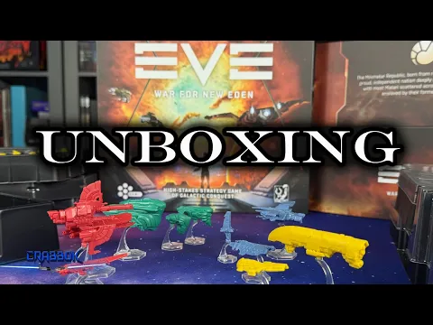 EVE War for New Eden - Core Game Unboxing and Component Review