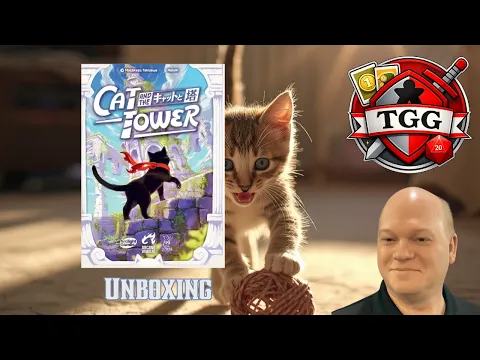 Cat and the Tower Board Game Unboxing | Cooperative Dexterity & Feline Adventure