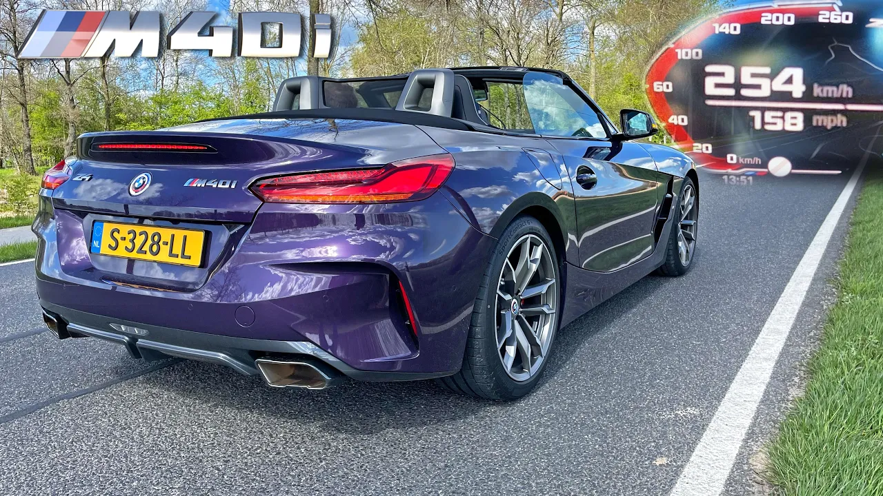 BMW Z4 M40i LCI | 0-100 100-200 TOP SPEED POV & SOUND