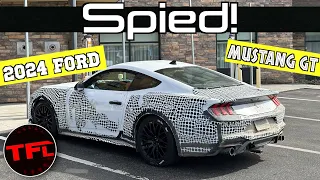 2024 Ford Mustang Spied in The Wild & What's the Deal with the Nissan Ad?