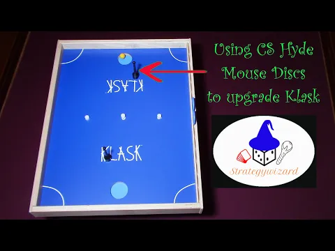 Klask Upgrade Using CS Hyde Mouse Discs with Strategywizard