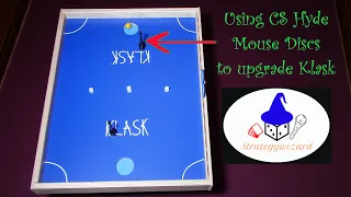 Klask Upgrade Using CS Hyde Mouse Discs with Strategywizard