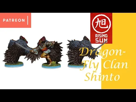 Rising Sun Painting: Dragonfly Clan Shinto