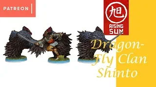 Rising Sun Painting: Dragonfly Clan Shinto