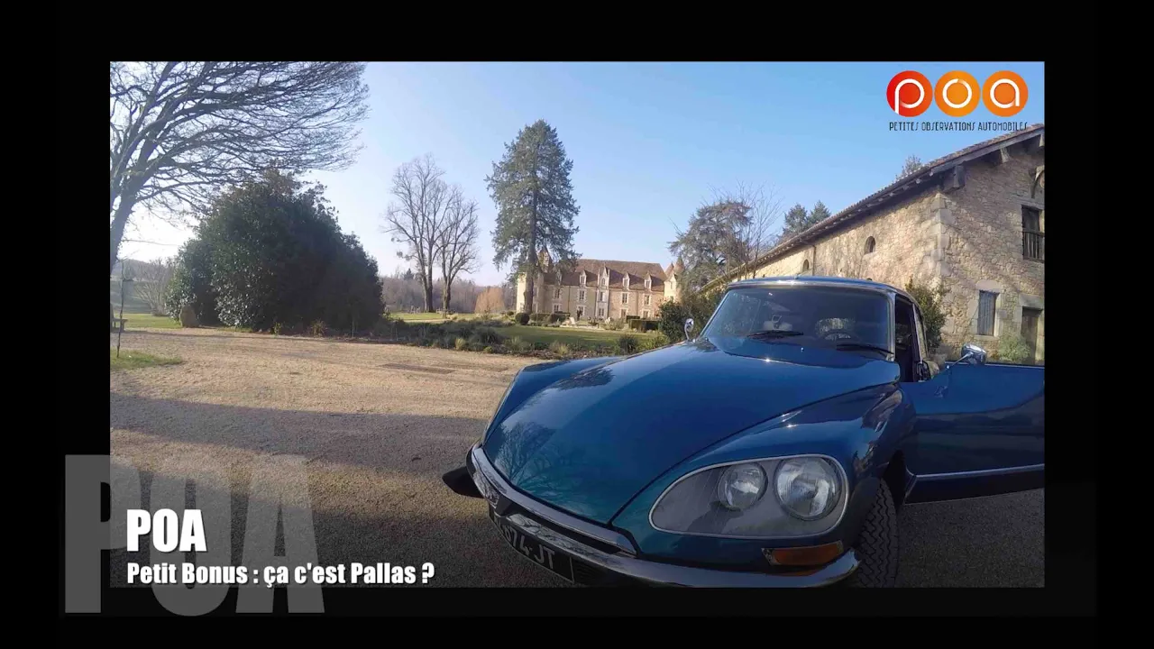 Citroën DS 23 Pallas : petit bonus POA