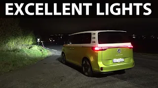 VW ID Buzz LED Matrix headlights test