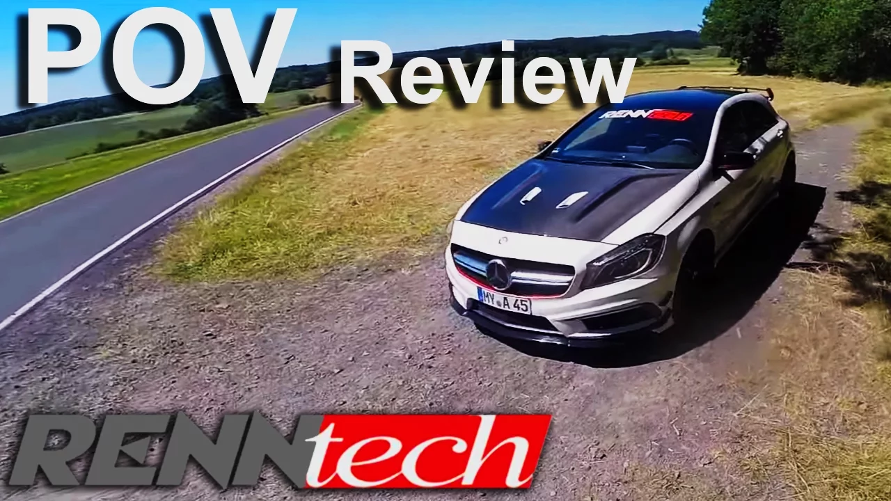 Mercedes A45 AMG Review 430 HP Renntech POV Test Drive