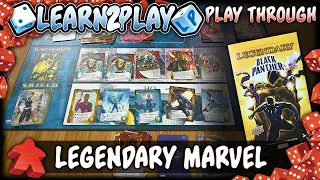 Learn to Play Presents: Play Through of Marvel Legendary Black Panther expansion