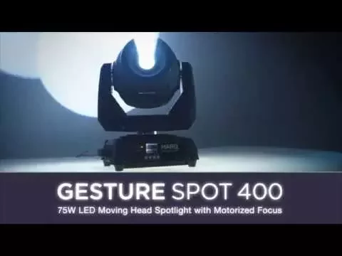 Product video thumbnail for MARQ Gesture Spot 400 75-Watt LED Moving Head Light