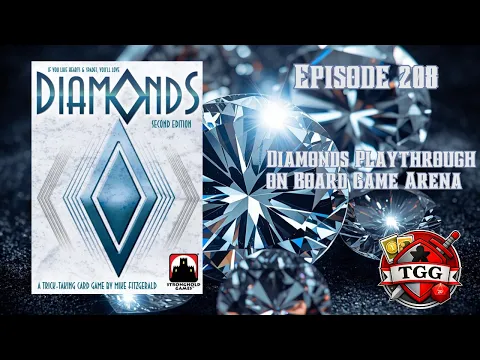 Diamonds Card Game Playthrough on Board Game Arena | Trick-Taking Strategy in Action