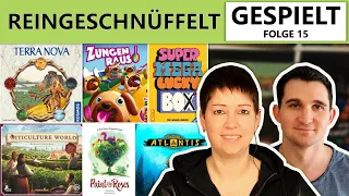 Gespielt Top Flop Brettspiele Viticulture world Terra Nova Paint the roses Finding Atlantis Zungen