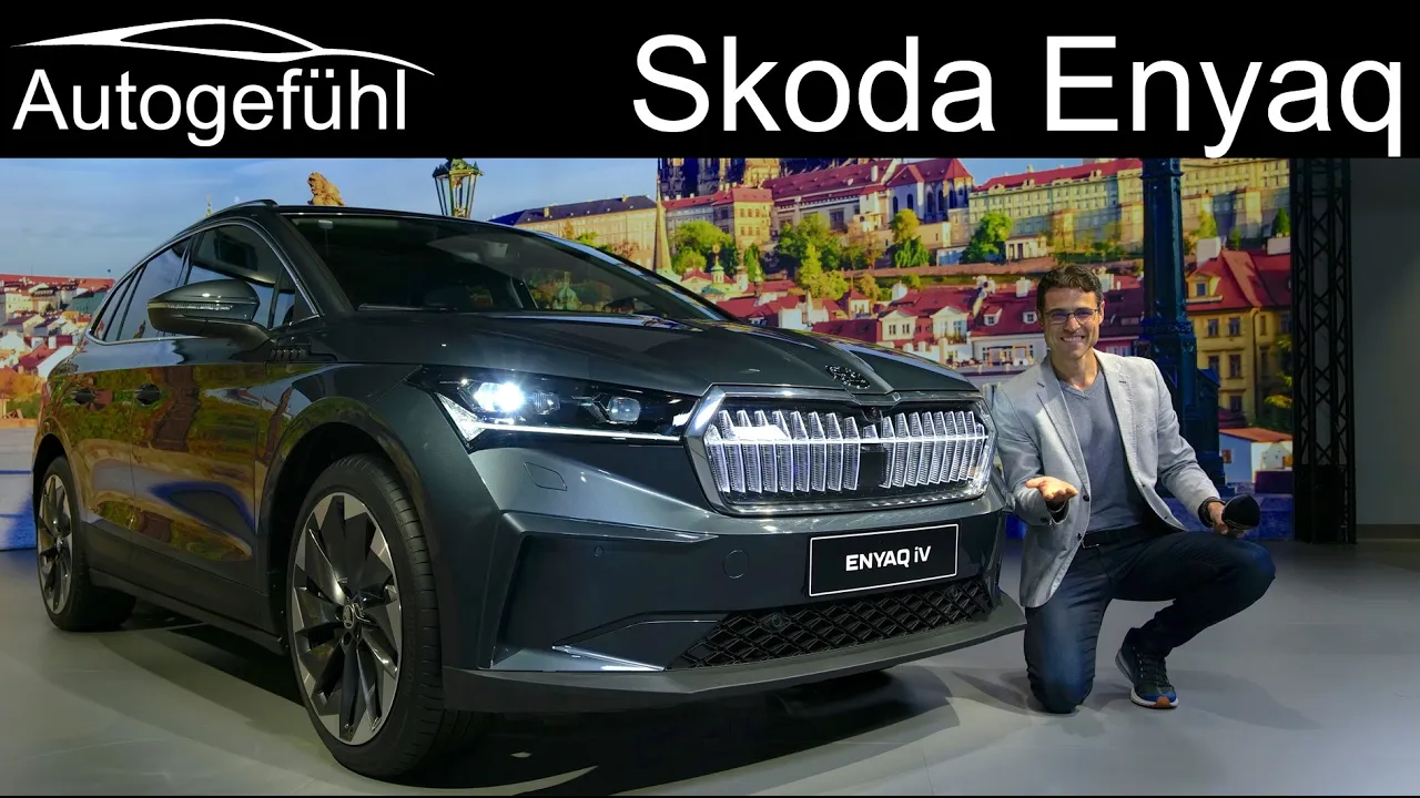 Skoda Enyaq iV Premiere all-new electric SUV Exterior Interior - Autogefühl