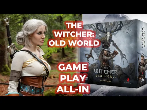 The Witcher: Old World board game unboxing & showcase in Cori cosplay
