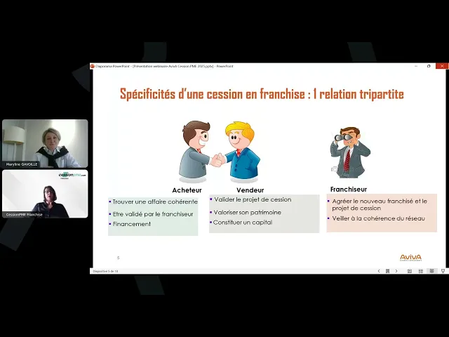 Webinaire Reprendre un magasin franchisé : Enjeux & Perspectives pour la franchise AVIVA cuisines et aménagements