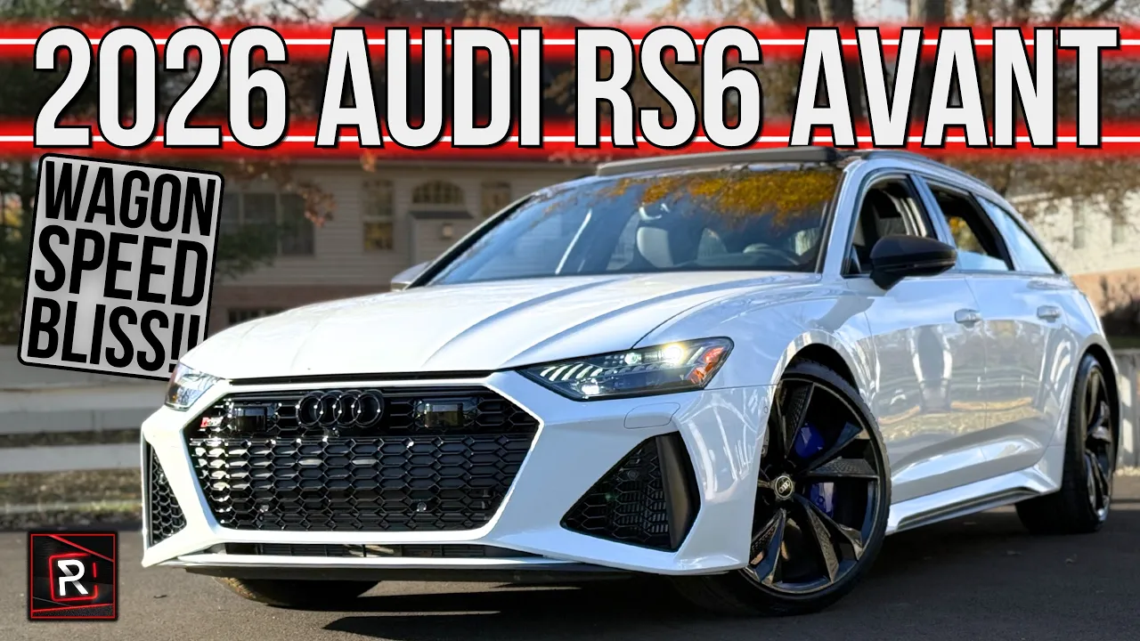 The 2026 Audi RS6 Avant Performance Is A Blissful & Stately Fast Family Wagon