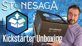 Stonesaga Kickstarter Edition Unboxing including Expansions