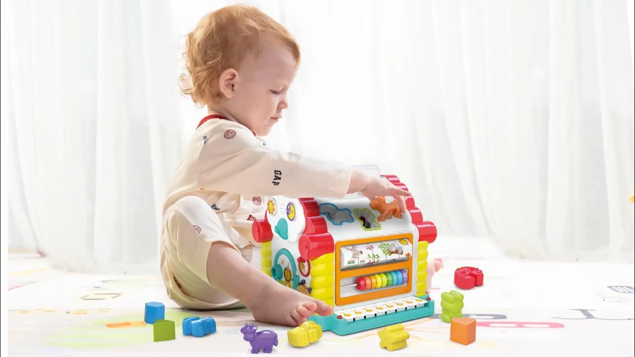 Розвиваючий Будинок Сортувальник Фігур з Музикою та Світлом HOLA 9196 Розвиваючий Будинок Сортувальник Фігур з Музикою та Світлом HOLA 9196