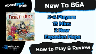 New to BGA: Ticket to Ride — Map Collection #2 (India & Switzerland) — Is It Worth Your Time?