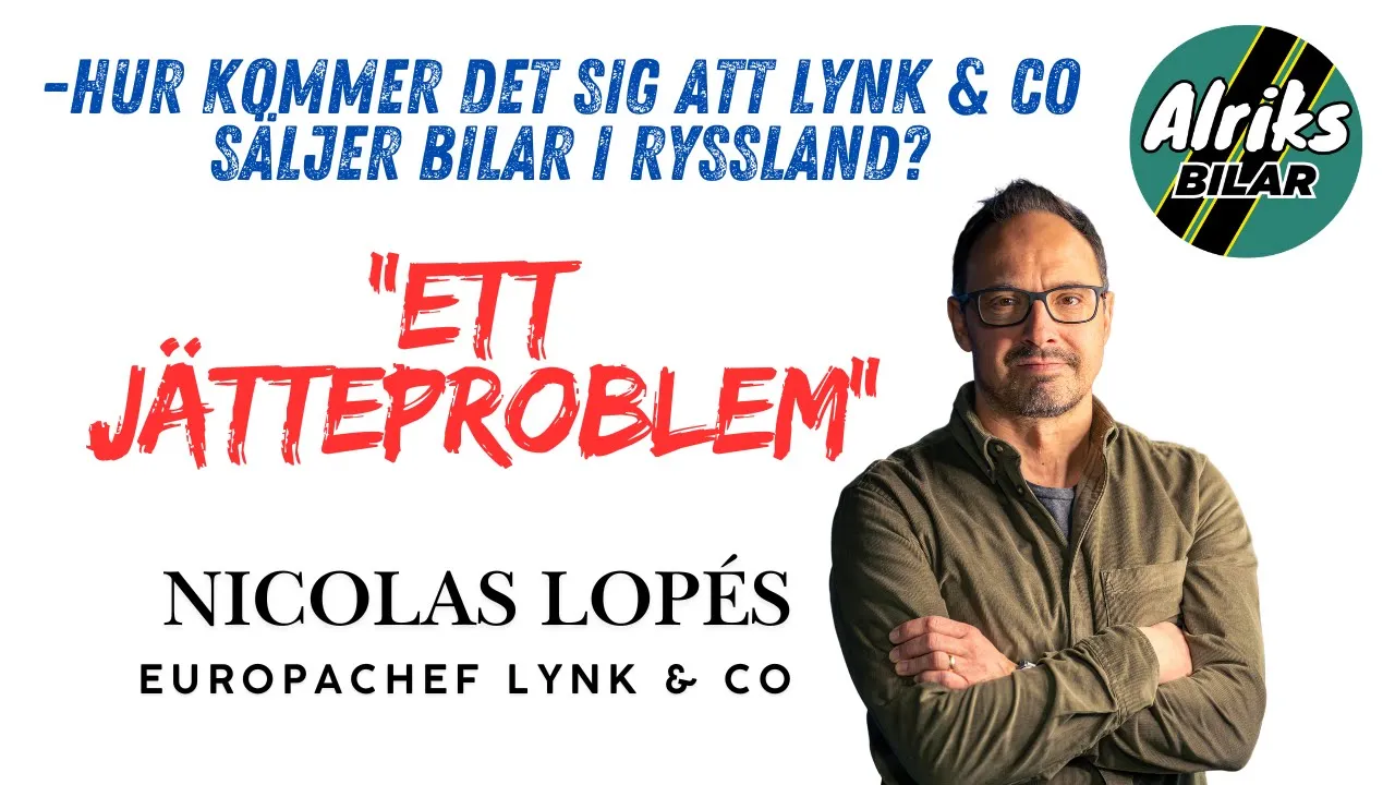 Säljer Lynk & Co och Zeekr bilar i Ryssland? "Ett jätteproblem", enligt Europachef Nicolas Lopés.