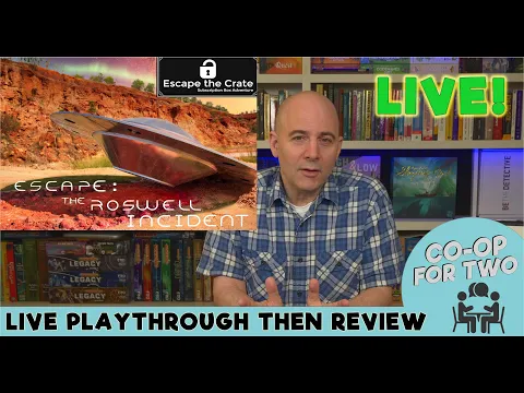Escape the Crate: The Roswell Incident - Unscheduled Last Minute Live play