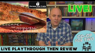 Escape the Crate: The Roswell Incident - Unscheduled Last Minute Live play