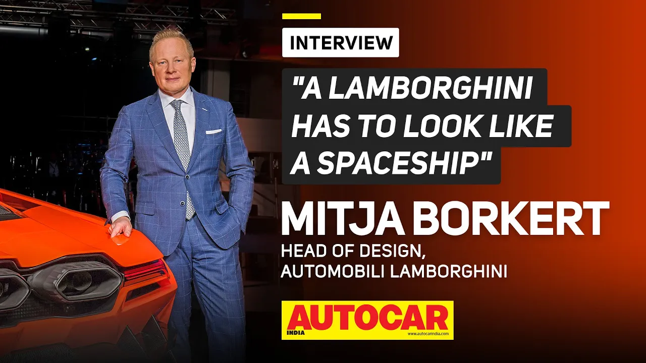 "A Lamborghini has to look like a space ship"- Lamborghini design head Mitja Borkert | Autocar India
