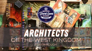 Architects of the West Kingdom | Playthrough of the board game by Garphill Games