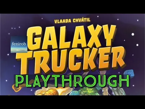 Galaxy Trucker Board Game I Playthrough (Level 2 Flight)