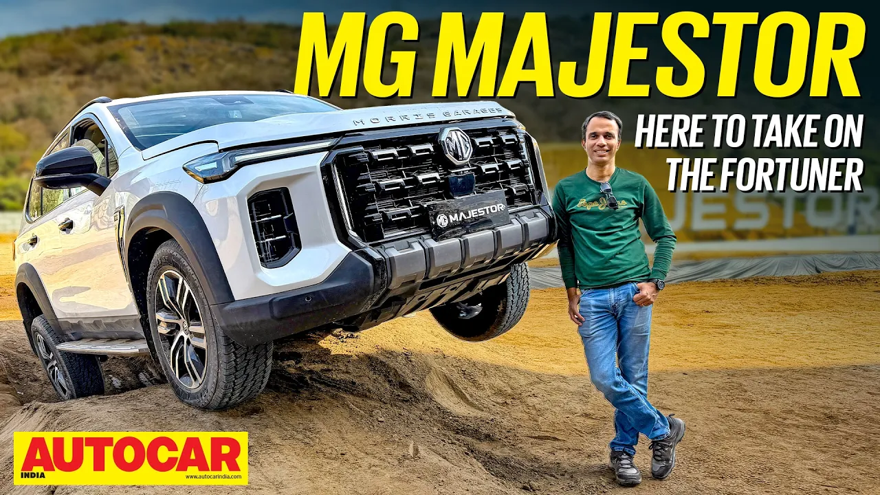 MG Majestor - Tough SUV with a luxurious side | First Look | Autocar India