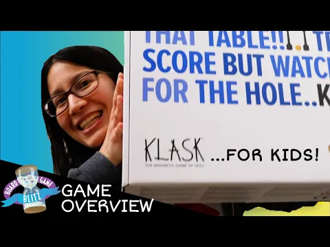 Playing KLASK with my toddlers