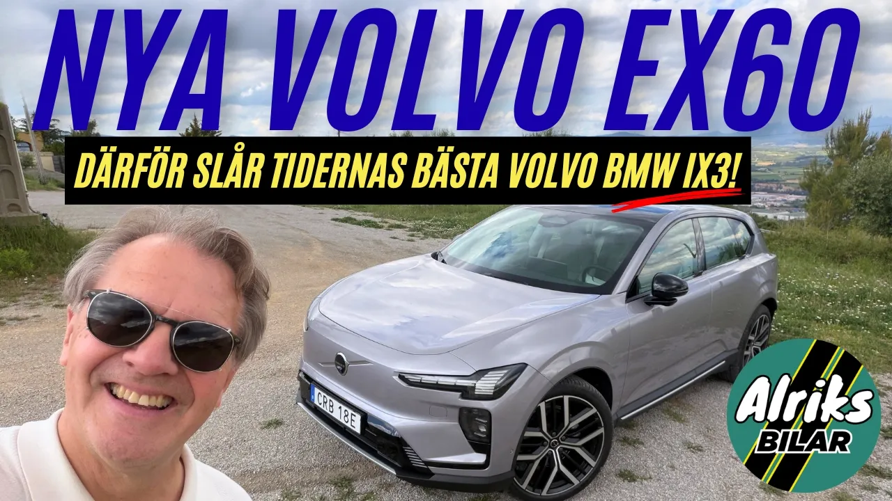 Första provkörningen: Nya Volvo EX60. Tveklöst Volvos bästa bil någonsin.