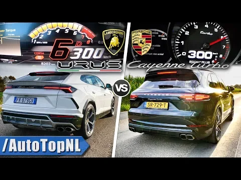 Lamborghini Urus vs. Porsche Cayenne Turbo Acceleration Comparison Is Close  - autoevolution
