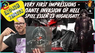 Very First impressions - Dante Invasion of Hell - Spiel Essen 23 Highlight! [ENGLISH VERSION]