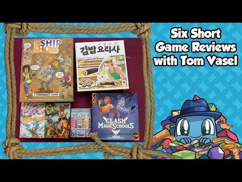 Six Short Game Reviews - with Tom Vasel