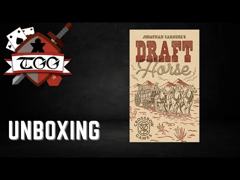 Draft Horse Board Game Unboxing