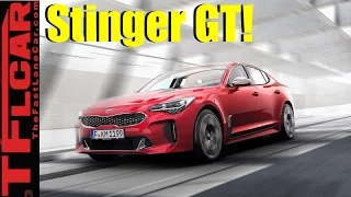 2018 Kia Stinger GT: Surprise, Kia unveils a Sexy & Fast RWD Sports Sedan