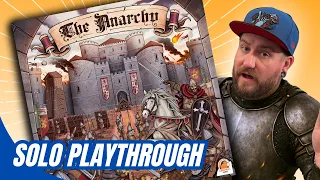 The Anarchy - Solo Playthrough (A Medieval Flip & Write Castle Defense Adventure)