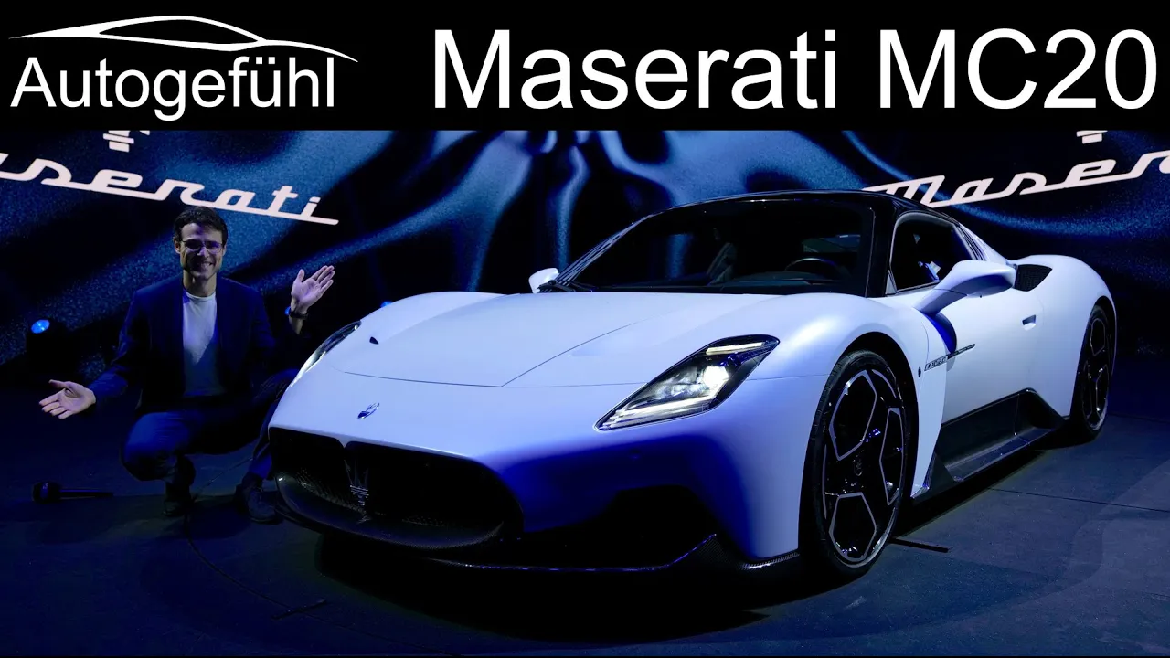 Maserati MC20 supercar REVEAL - 630 hp with F1 tech - Autogefühl